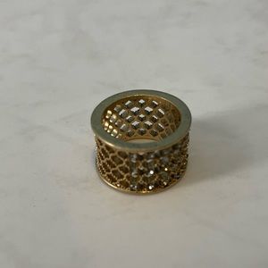 Gold Ring With Gems